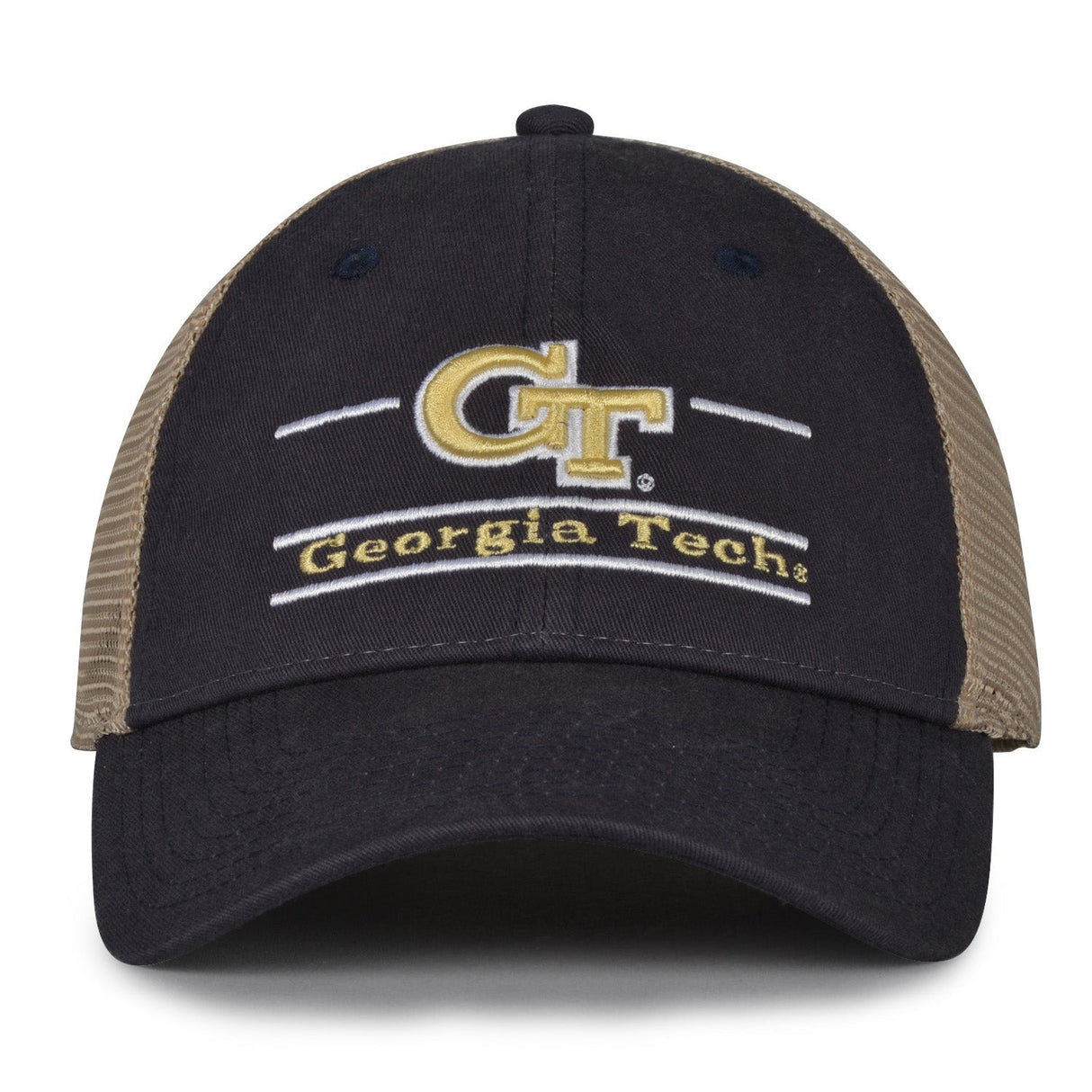 The Game Headwear Georgia Tech Split Bar Trucker Hat