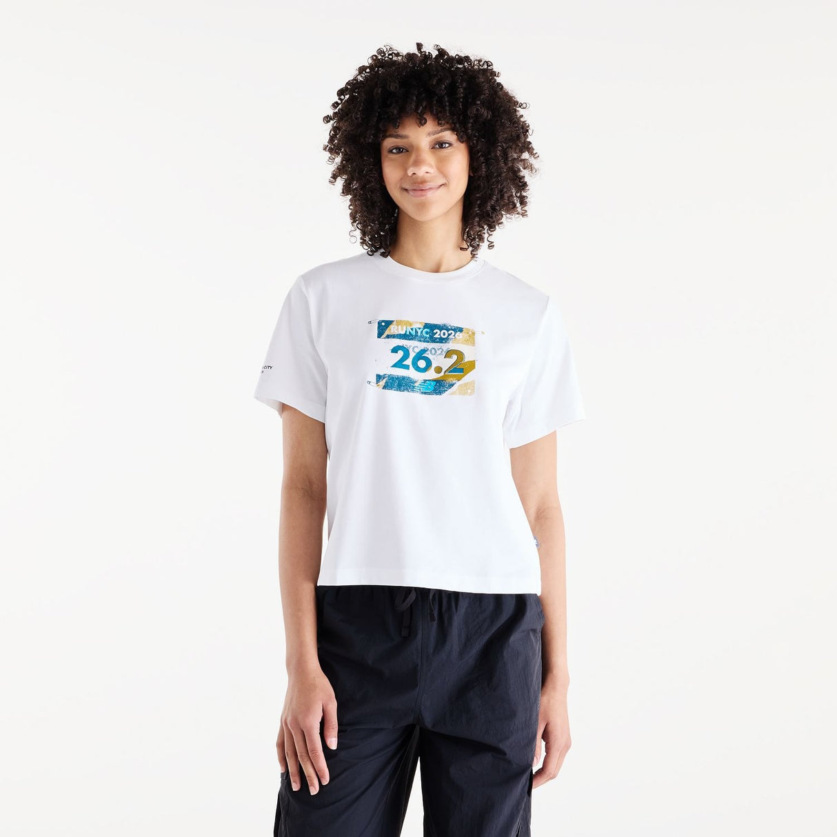 New Balance Women's NYC Marathon Graphic T Shirt - 26.2-1