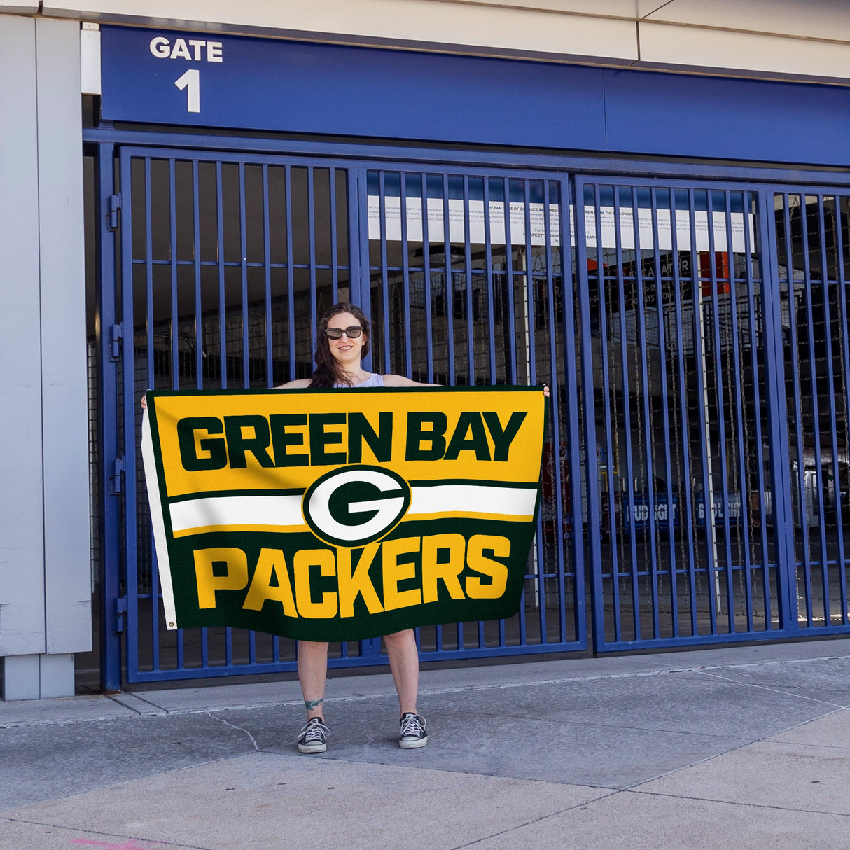 Rico Industries NFL  Green Bay Packers Bold 3' x 5' Banner Flag-3