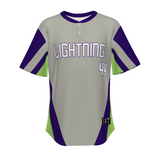Holloway Sublimated Pin-Dot 2-Button Baseball Jersey Team Baseball Jerseys