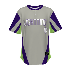 Holloway Sublimated Pin-Dot 2-Button Baseball Jersey Team Baseball Jerseys
