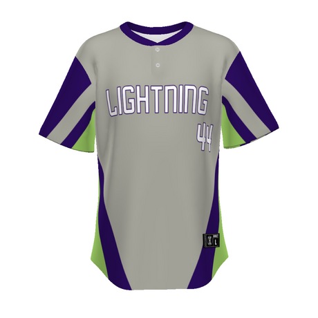 Holloway Sublimated Pin-Dot 2-Button Baseball Jersey Team Baseball Jerseys