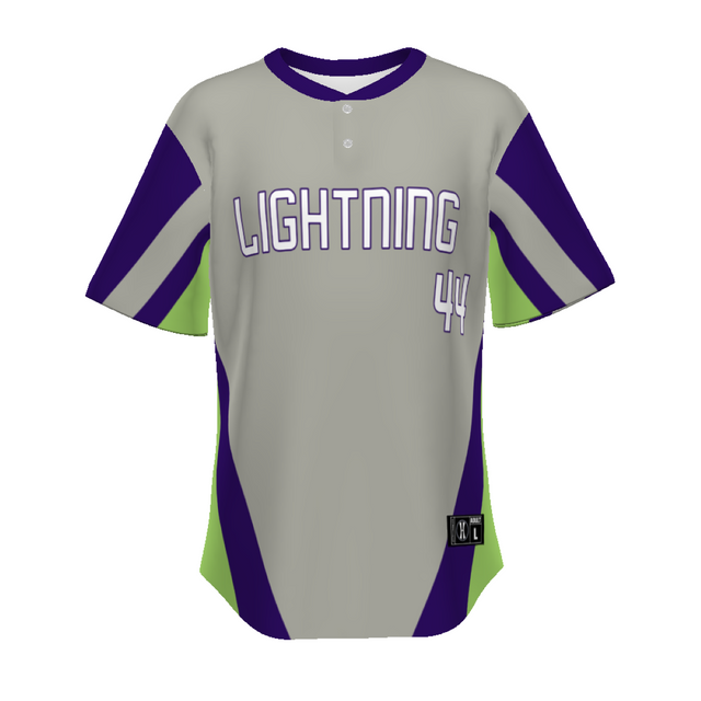 Holloway Sublimated Pin-Dot 2-Button Baseball Jersey Team Baseball Jerseys