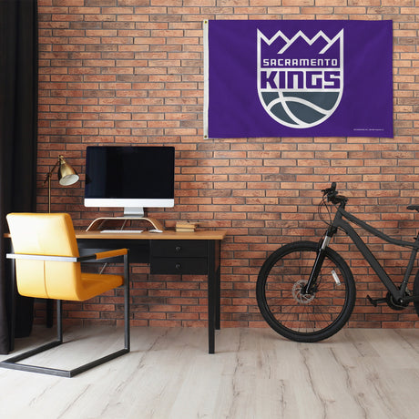 Rico Industries NBA  Sacramento Kings Standard - Purple 3' x 5' Banner Flag-1