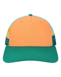 LOCALE Plain Front Five-Panel Trucker Cap-1