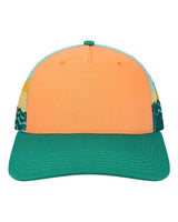 LOCALE Plain Front Five-Panel Trucker Cap-1