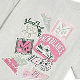 New Balance Girls' Sticker Pack Graphic T-Shirt-3