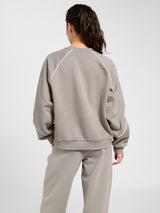 hummel Women's Keeper Boxy Piping Crewneck-4