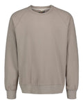 MV Sport Men's Vintage Fleece Raglan Crewneck Sweatshirt-1