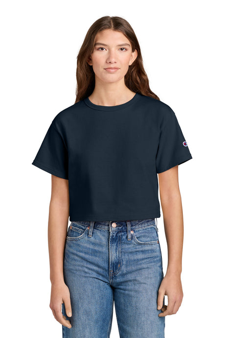 Champion Women's   Cropped Heritage Tee T453W