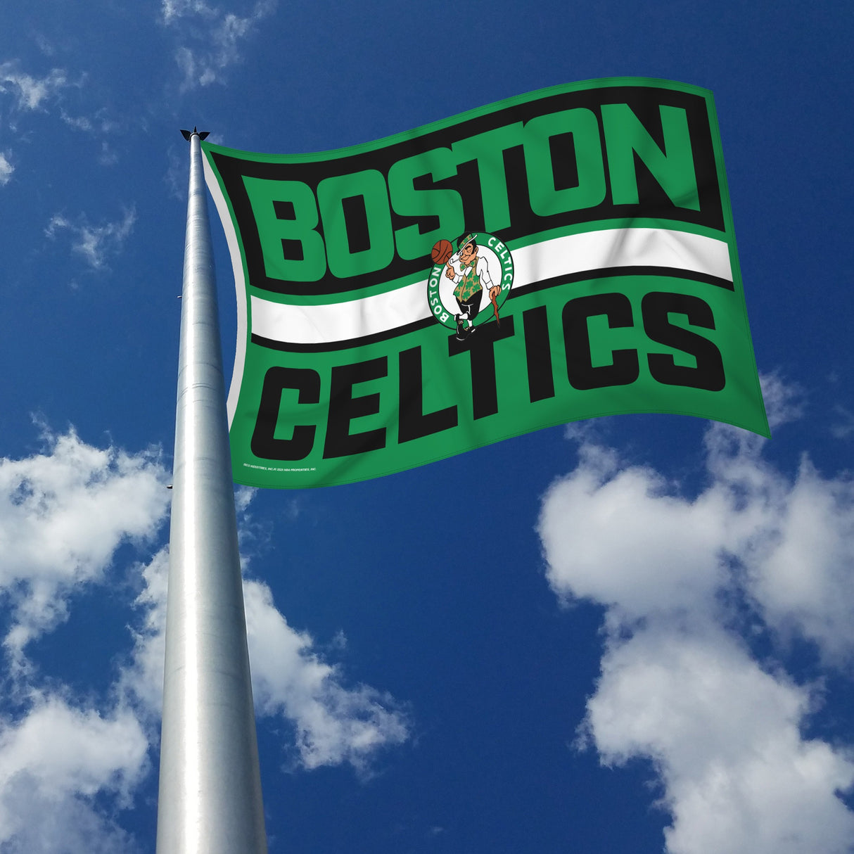 Rico Industries NBA  Boston Celtics Bold 3' x 5' Banner Flag-2