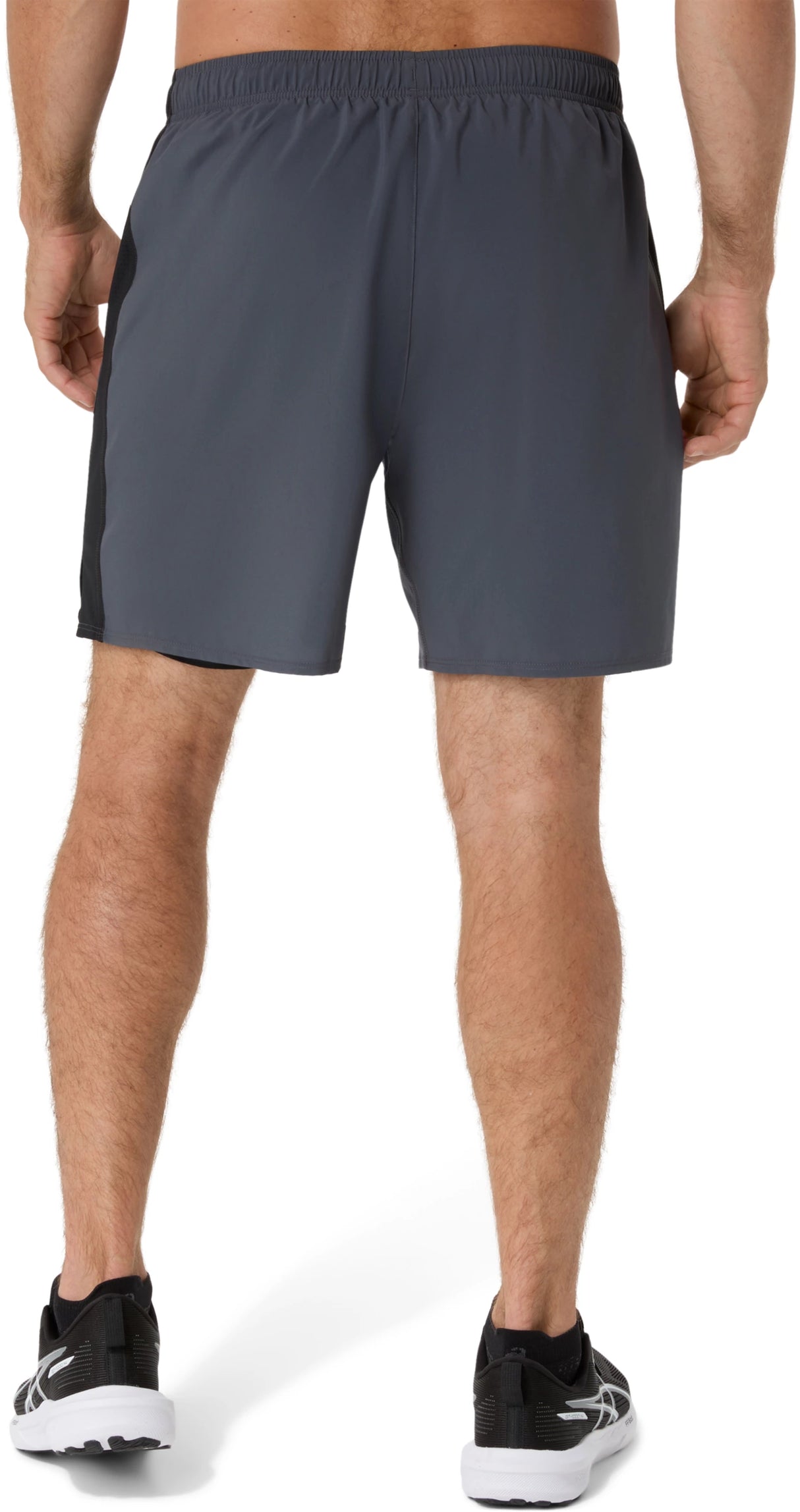 Asics Men's Silver 2-N-1 7-Inch Shorts-2