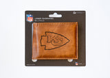 Rico Industries NFL  Kansas City Chiefs  Laser Engraved Billfold Wallet-3