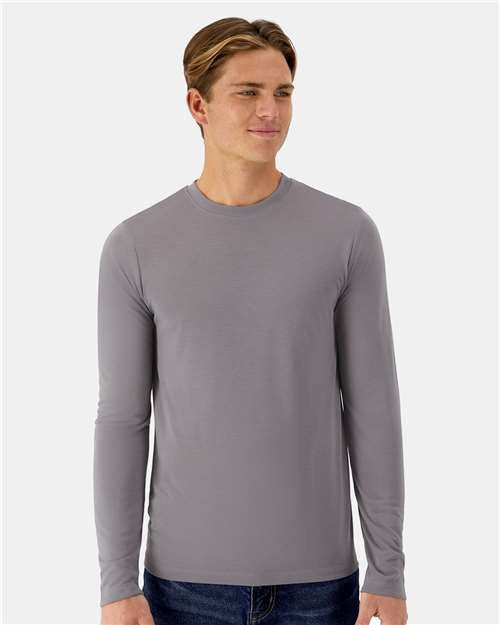  Men's Cool DRI Cotton Touch Long Sleeve T-Shirt-1