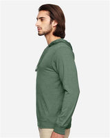econscious Men's Eco Jersey Pullover Hooded Long Sleeve T-Shirt-2