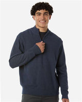Devon & Jones Men's Hartland Textured Quarter Zip Sweater-3