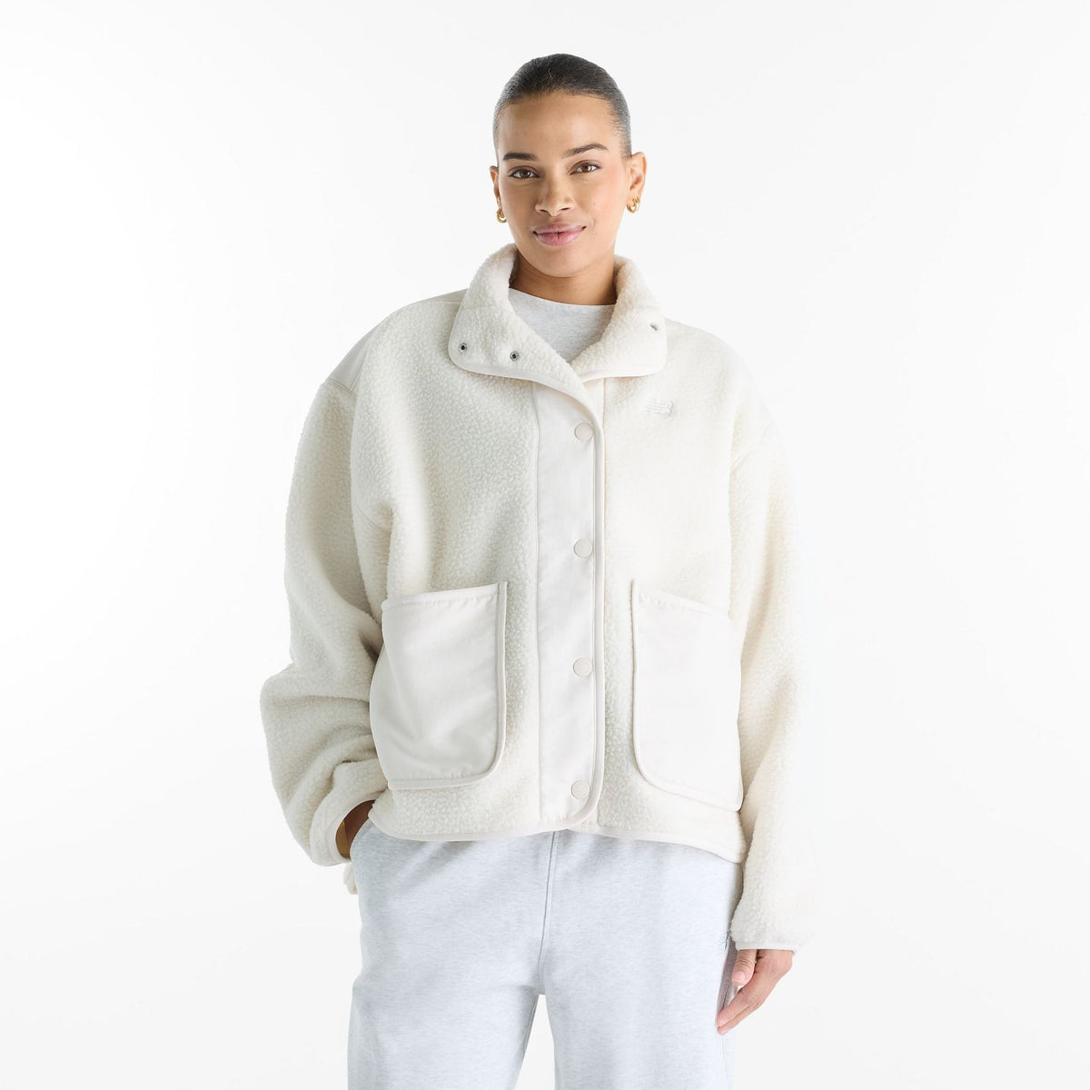 New Balance Women's High Pile Fleece Jacket-1