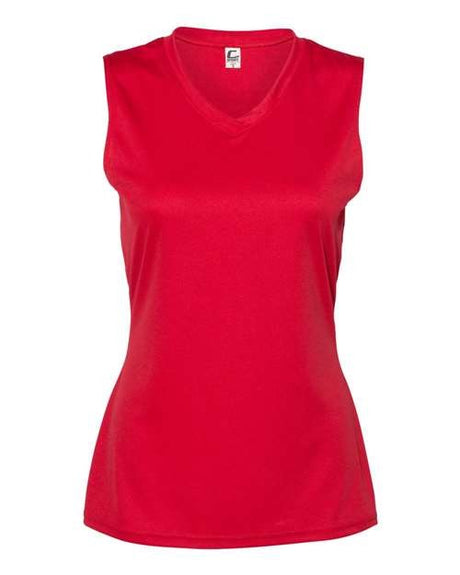 C2 Sport Women's Sleeveless V-Neck T-Shirt-1