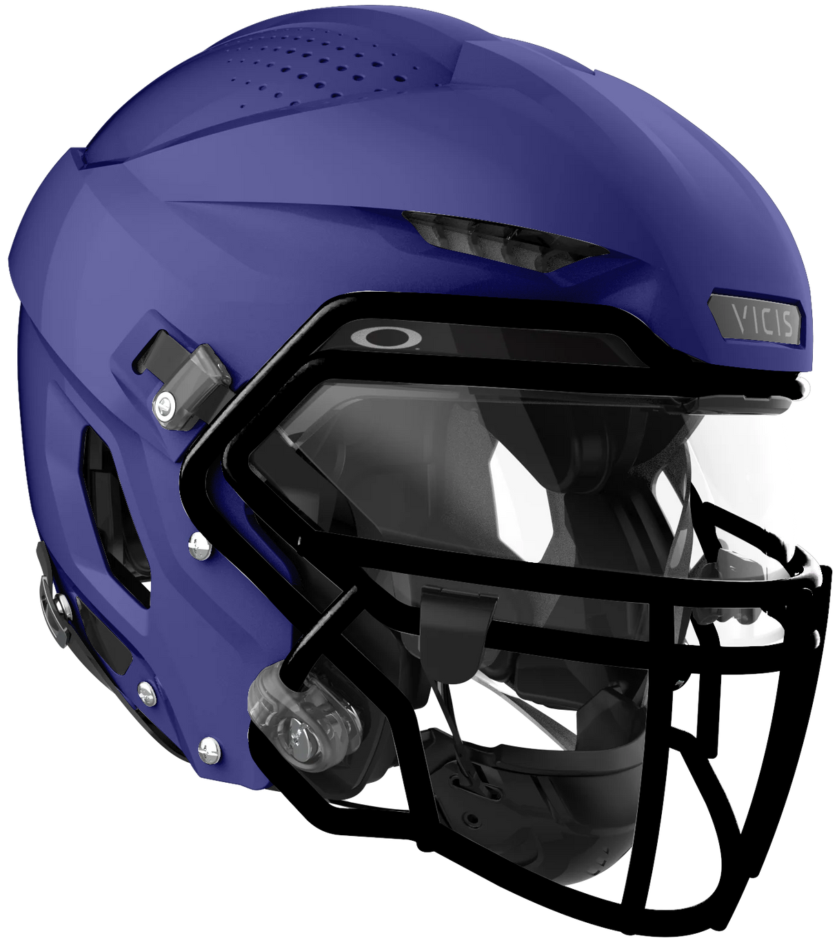 Vicis Adult Zero2 Elite Trench Football Helmet with Titanium Facemask & Oakley Eyeshield Vicis