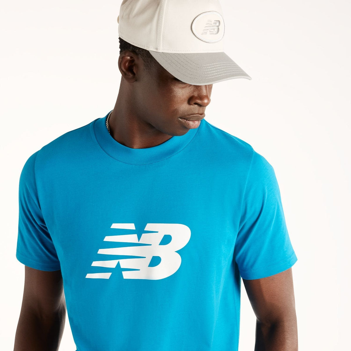 New Balance Men's Sport Jersey Logo T-Shirt-3