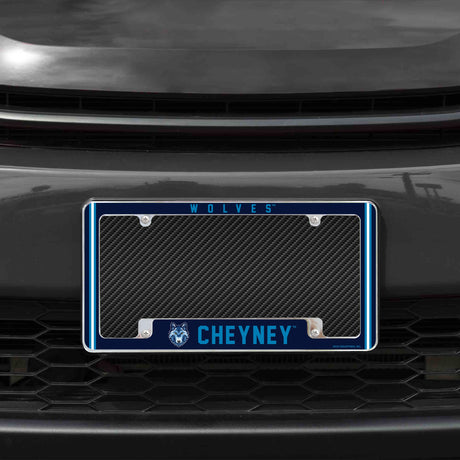 Rico Industries NCAA Charleston Cougars 12" x 6" Chrome License Plate Frame-1