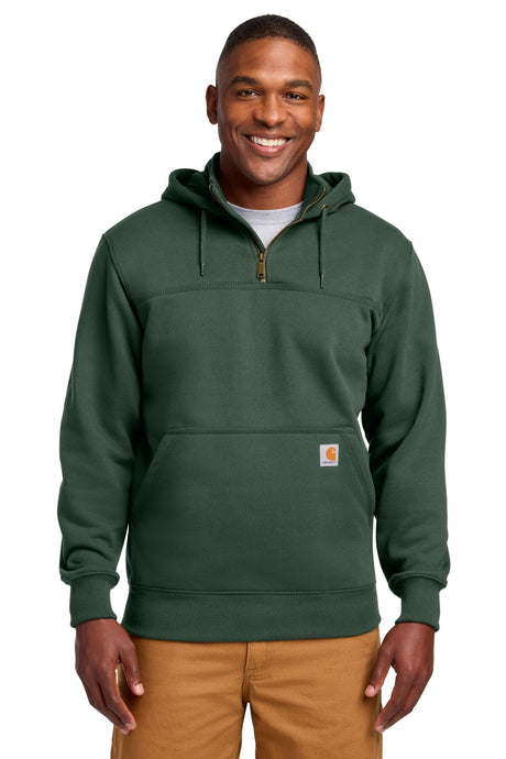 Carhartt Men's    Rain Defender    Paxton Heavyweight Hooded Zip Mock Sweatshirt