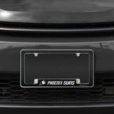 Rico Industries NBA  Phoenix Suns Black 12" x 6" Chrome License Plate Frame-1
