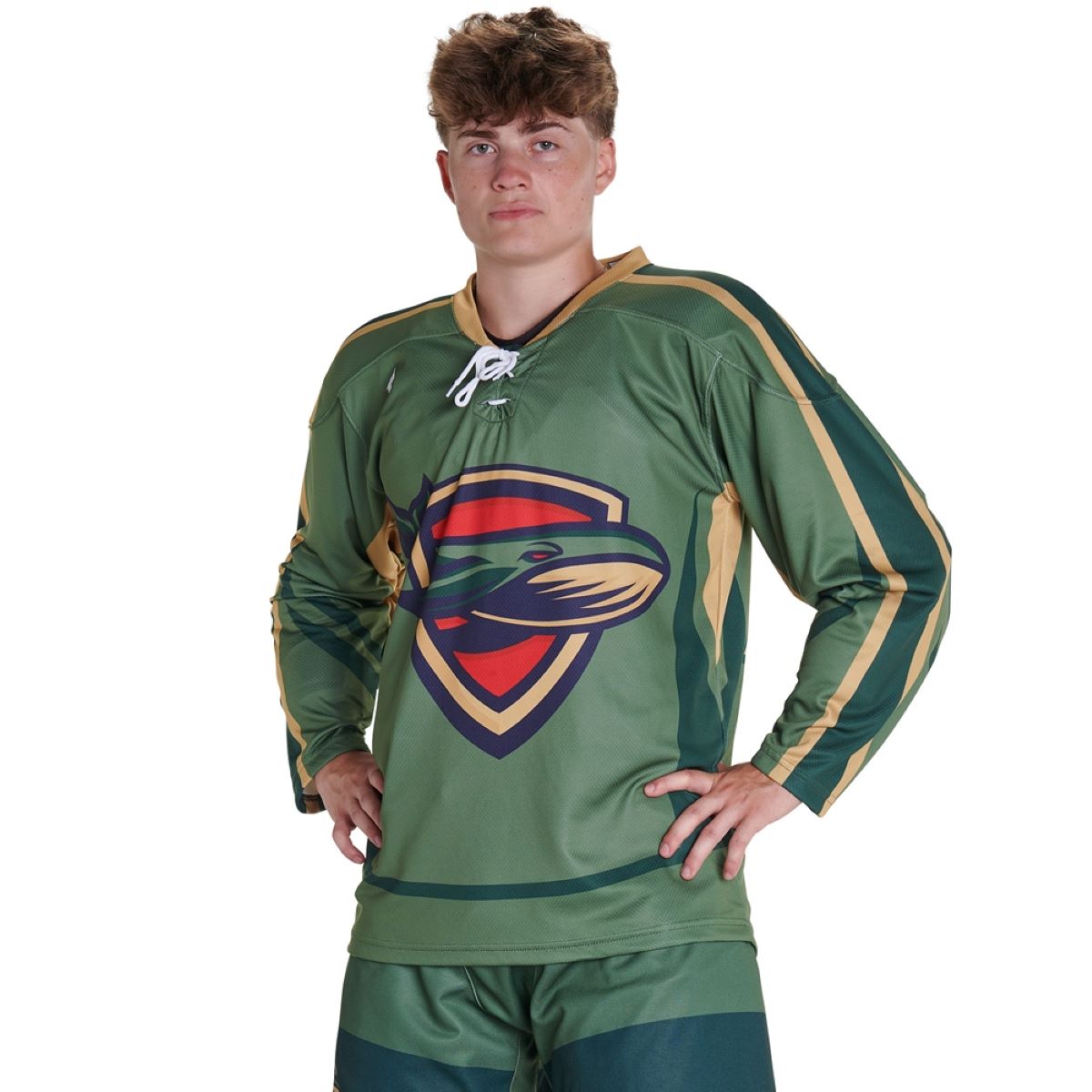Custom Lace Neck Hockey Jersey Team Ice Hockey Jerseys