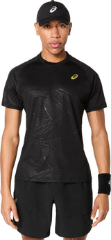 Asics Men's Match Short Sleeve Top Night Energy-1