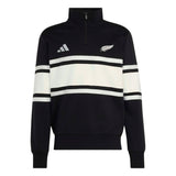 adidas Men's New Zealand Rugby Leisurewear Quarter Zip Sweatshirt-1