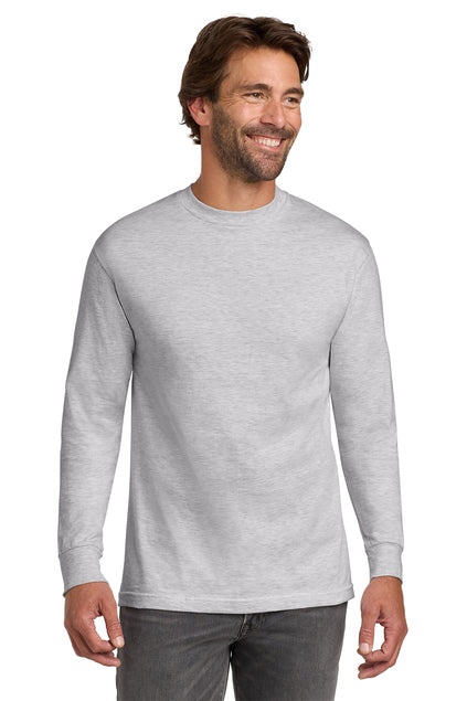 Hanes Men's Beefy-T 100% Cotton Long Sleeve T-Shirt 5186 Mens Apparel Shirts & Tops