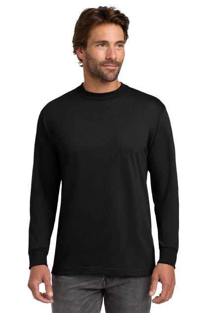 Hanes Men's Beefy-T 100% Cotton Long Sleeve T-Shirt 5186 Mens Apparel Shirts & Tops