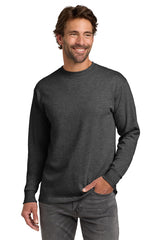 Hanes Men's Beefy-T 100% Cotton Long Sleeve T-Shirt 5186 Mens Apparel Shirts & Tops