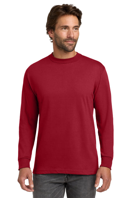 Hanes Men's Beefy-T 100% Cotton Long Sleeve T-Shirt 5186 Mens Apparel Shirts & Tops