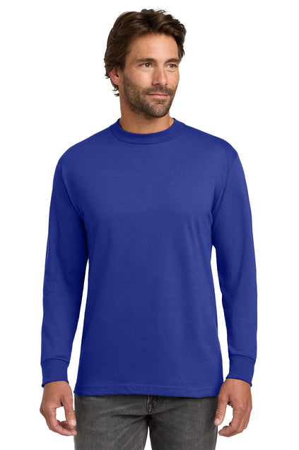 Hanes Men's Beefy-T 100% Cotton Long Sleeve T-Shirt 5186 Mens Apparel Shirts & Tops
