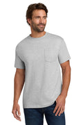 Hanes Men's Beefy-T 100% Cotton T-Shirt with Pocket 5190