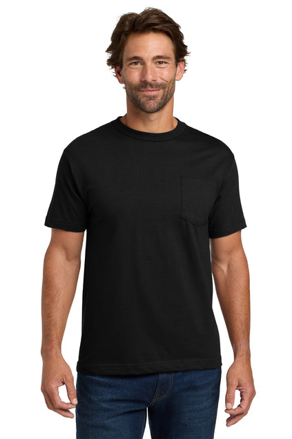 Hanes Men's Beefy-T 100% Cotton T-Shirt with Pocket 5190