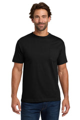 Hanes Men's Beefy-T 100% Cotton T-Shirt with Pocket 5190