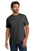 Hanes Men's Beefy-T 100% Cotton T-Shirt with Pocket 5190