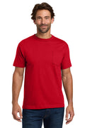 Hanes Men's Beefy-T 100% Cotton T-Shirt with Pocket 5190