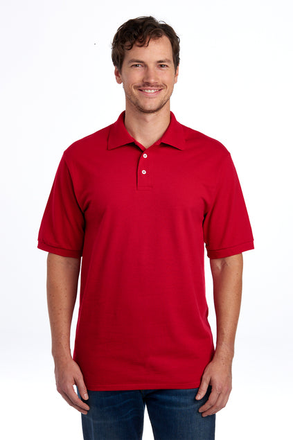 JERZEES Men's 100% Ringspun Cotton Piqué Polo 443M Mens Apparel Shirts & Tops
