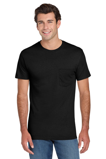 JERZEES Men's Dri-Power 50/50 Cotton/Poly Pocket T-Shirt 29MP