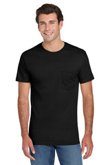 JERZEES Men's Dri-Power 50/50 Cotton/Poly Pocket T-Shirt 29MP