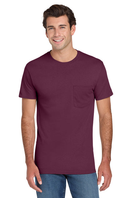 JERZEES Men's Dri-Power 50/50 Cotton/Poly Pocket T-Shirt 29MP