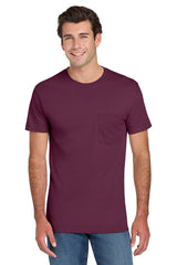 JERZEES Men's Dri-Power 50/50 Cotton/Poly Pocket T-Shirt 29MP