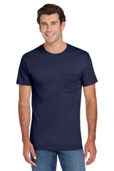 JERZEES Men's Dri-Power 50/50 Cotton/Poly Pocket T-Shirt 29MP