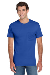 JERZEES Men's Dri-Power 50/50 Cotton/Poly Pocket T-Shirt 29MP