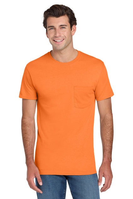 JERZEES Men's Dri-Power 50/50 Cotton/Poly Pocket T-Shirt 29MP