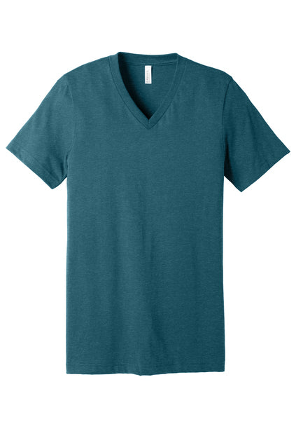BELLA + CANVAS Unisex Heather CVC V-Neck Tee BC3005CVC Mens Apparel Shirts & Tops
