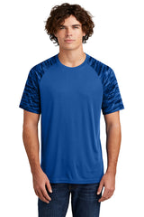Sport-Tek Men's Drift Camo Colorblock Tee ST376
